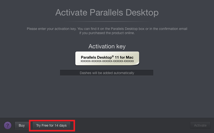free parallels desktop 9 for mac activation key